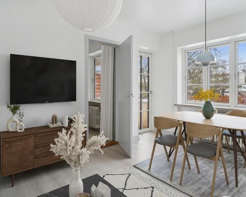 Prisvenlig 2-værelses med altan