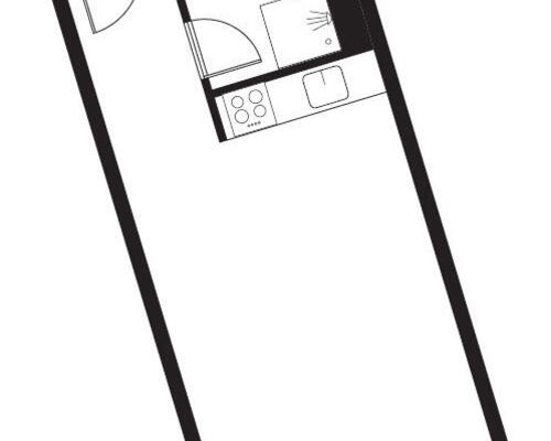 1 værelses lejlighed i Vanløse