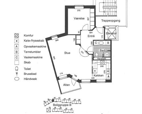 2 værelses lejlighed i Hillerød