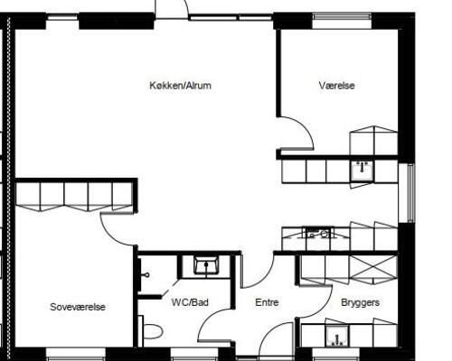 3 værelses hus i Tjele