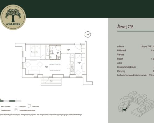 3 værelses lejlighed i Åbyhøj