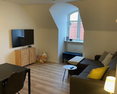 Istandsat lejlighed i midtbyen