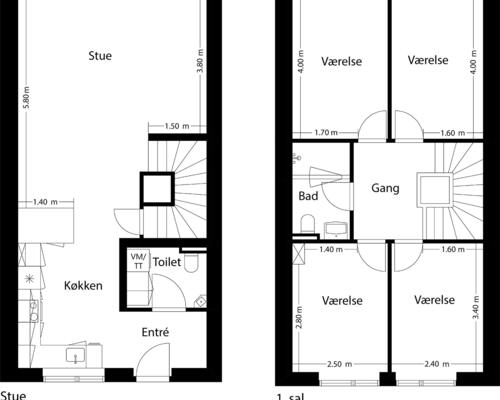 5 værelses hus i Vejle