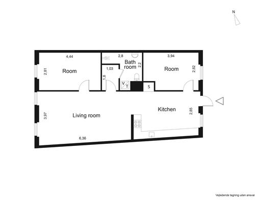 Nyopført lejlighed med central beliggenhed | Birkerød