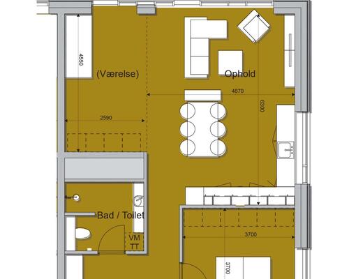 Lejlighed i nyopført byggeri