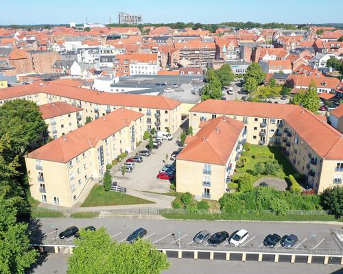 Fin 2 vær. lejlighed til-leje.nu i Viborg centrum.