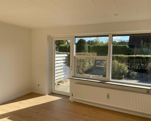 Hyggeligt hus med have til leje i Skals