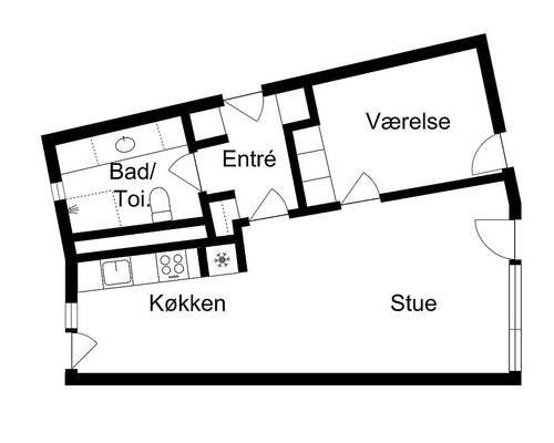 2 værelses lejlighed i Ballerup