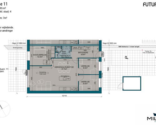4 værelses hus i Ryslinge