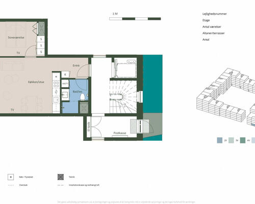2 værelses lejlighed i Hedehusene