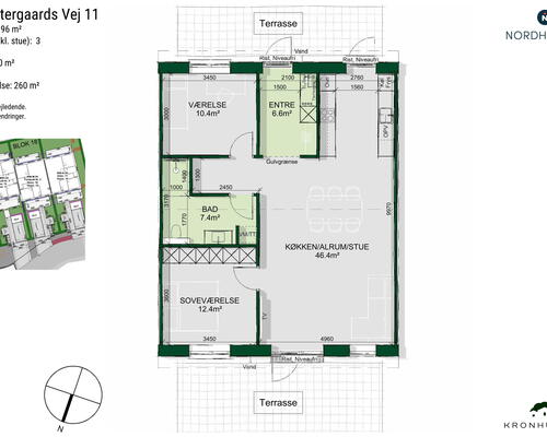 3 værelses hus i Kalundborg