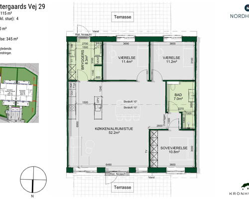 4 værelses hus i Kalundborg