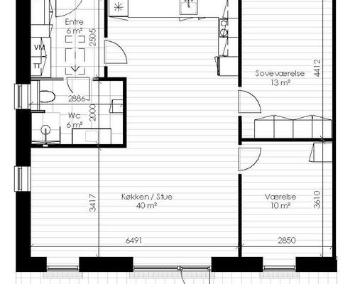 3 værelses hus i Hedensted