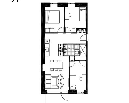 4-værelses i Sporbyen! MED LEJERABAT