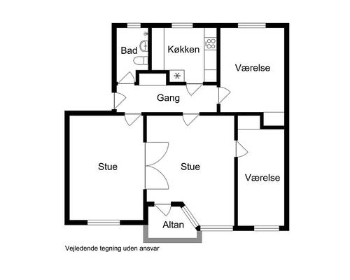 4 værelses lejlighed i Næstved