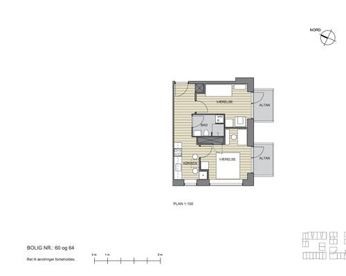 2 værelses lejlighed i Risskov