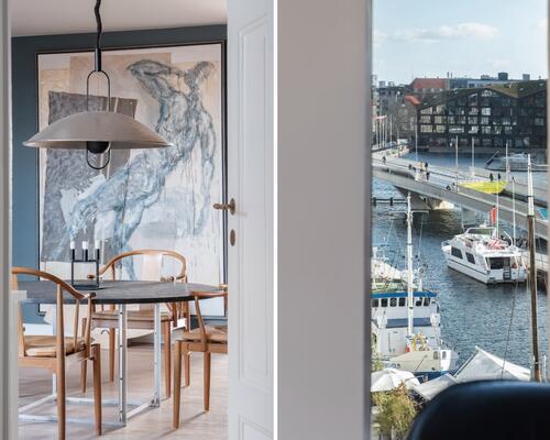 PENTHOUSE MED ELEVATOR &amp; TAGTERRASSE DIREKTE TIL KANALEN
