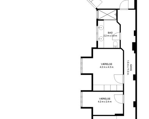 PENTHOUSE MED ELEVATOR &amp; TAGTERRASSE DIREKTE TIL KANALEN