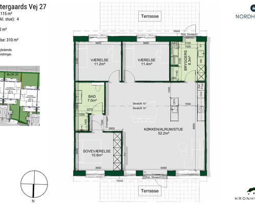 4 værelses hus i Kalundborg