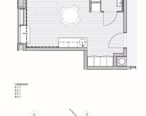 Stor 1-værelses bolig i spændende ejendom!