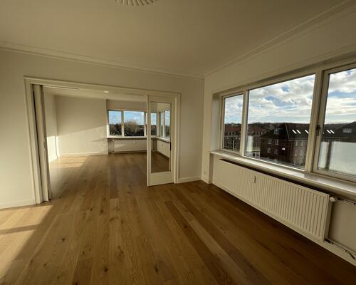 Udsigt over Aarhusbugten og Marselisborgskoven