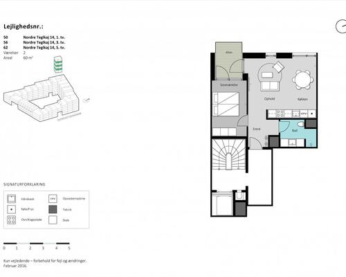 2 værelses lejlighed i København SV