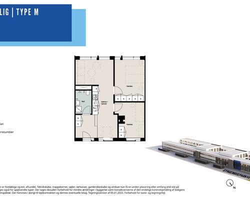 3 værelses lejlighed i Søborg