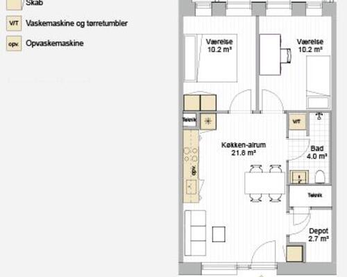 3 værelses lejlighed i Nørresundby