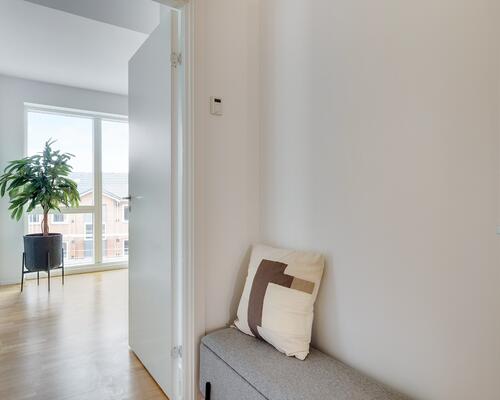 3-værelses med privat tagterrasse centralt i Roskilde