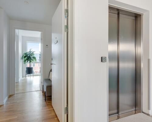 3-værelses med privat tagterrasse centralt i Roskilde