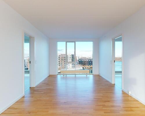 Rækkehus med direkte udgang til vand