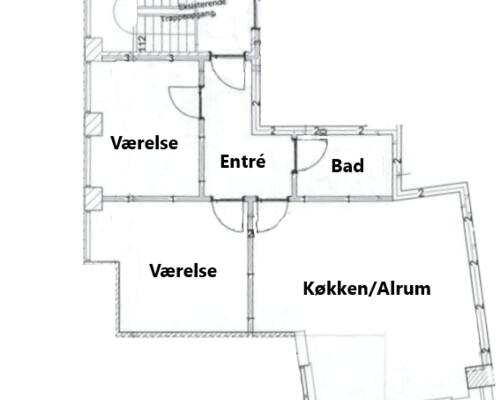 3 værelses lejlighed i Viborg
