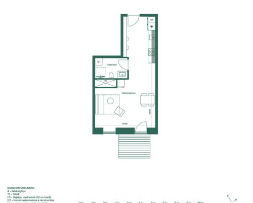 Lækker 1-værelses lejlighed i hjertet af Aarhus