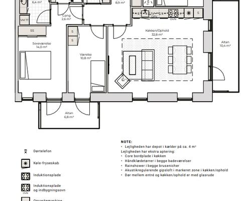 4 værelses lejlighed i Nørresundby