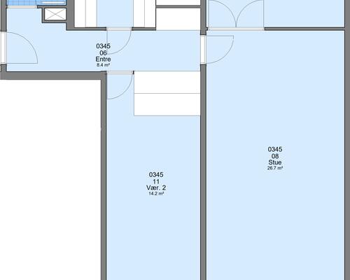 3 værelses lejlighed i Viborg