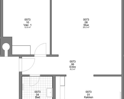 2 værelses lejlighed i Varde