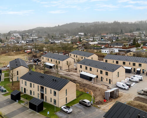 Nyopført Rækkehus til leje i Gistrup