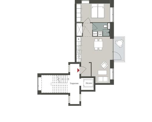 1 værelses lejlighed i Odense V