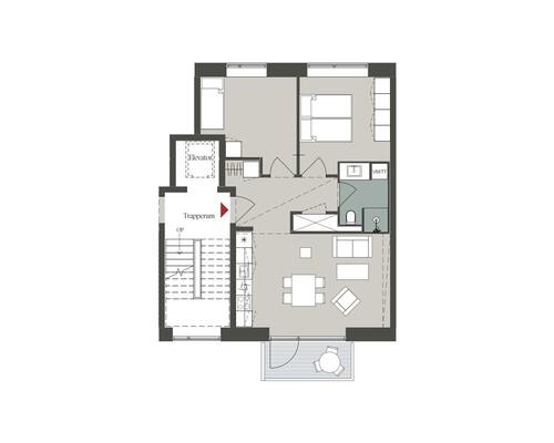 2 værelses lejlighed i Odense V