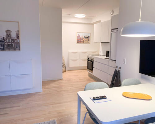 Lækker møbleret 2-værelses lejlighed tæt på universitetet