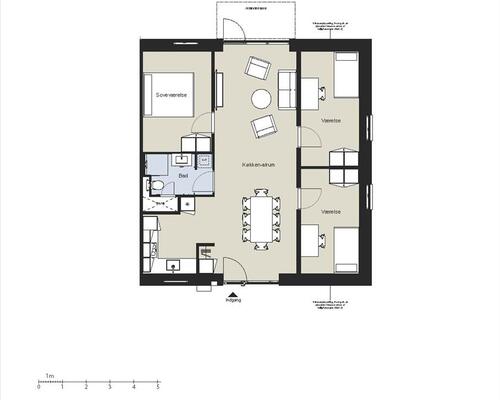 4 værelses lejlighed i Haslev