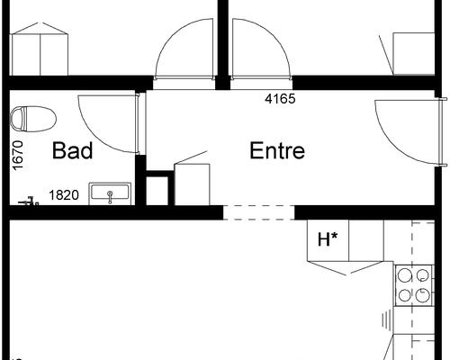 3 værelses lejlighed i Ejby