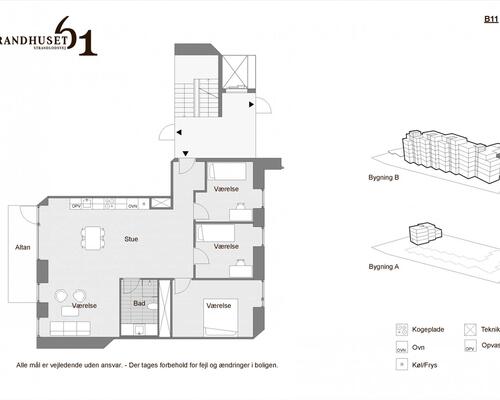 4 værelses lejlighed i København S