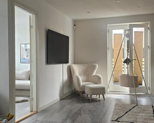 Hyggelig 2 etagers lejlighed tæt på stranden