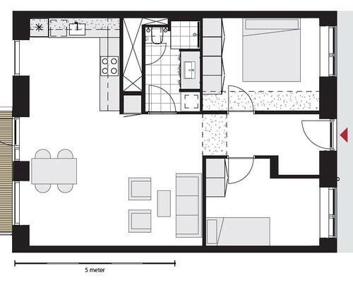 3-værelses lejlighed i Århus