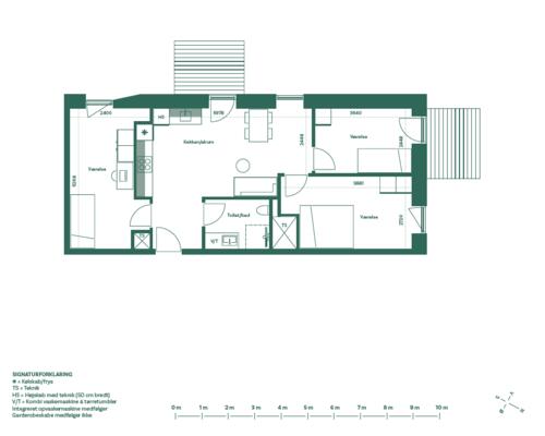 SKØN 4-VÆRELSES LEJLIGHED MED HELE TO ALTANER