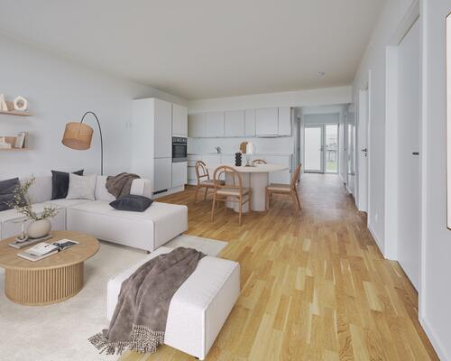 Eftertragtet 4-værelses lejlighed kun 20 min fra Aarhus