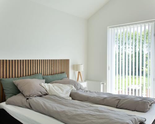 Moderne nybygget rækkehus ved Fuglsang Sø