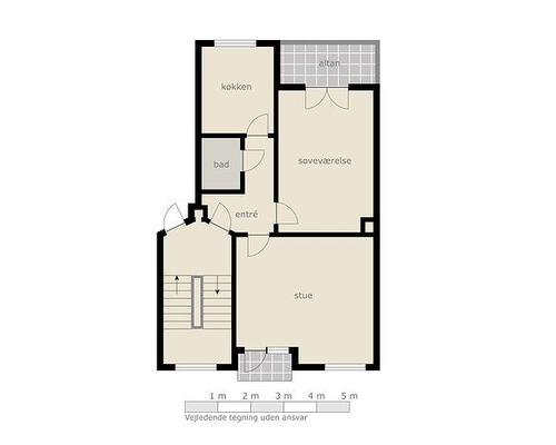 2 værelses lejlighed i Aalborg