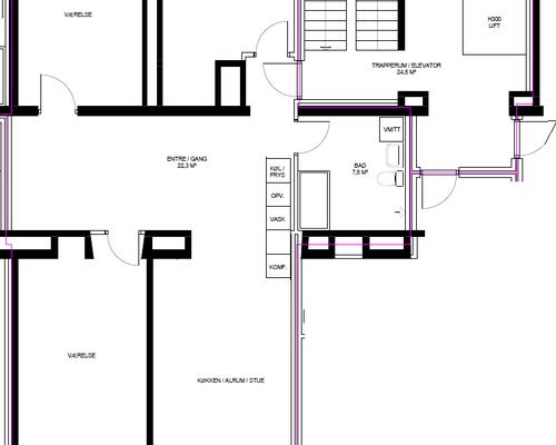 Flot nybygget luksus lejlighed i Sygehusparken i stueplan